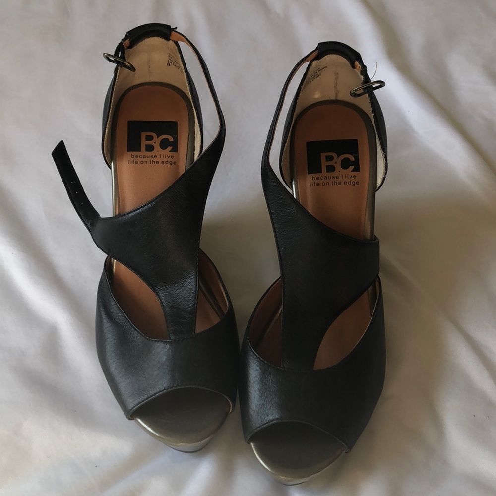 BC open toed shoes